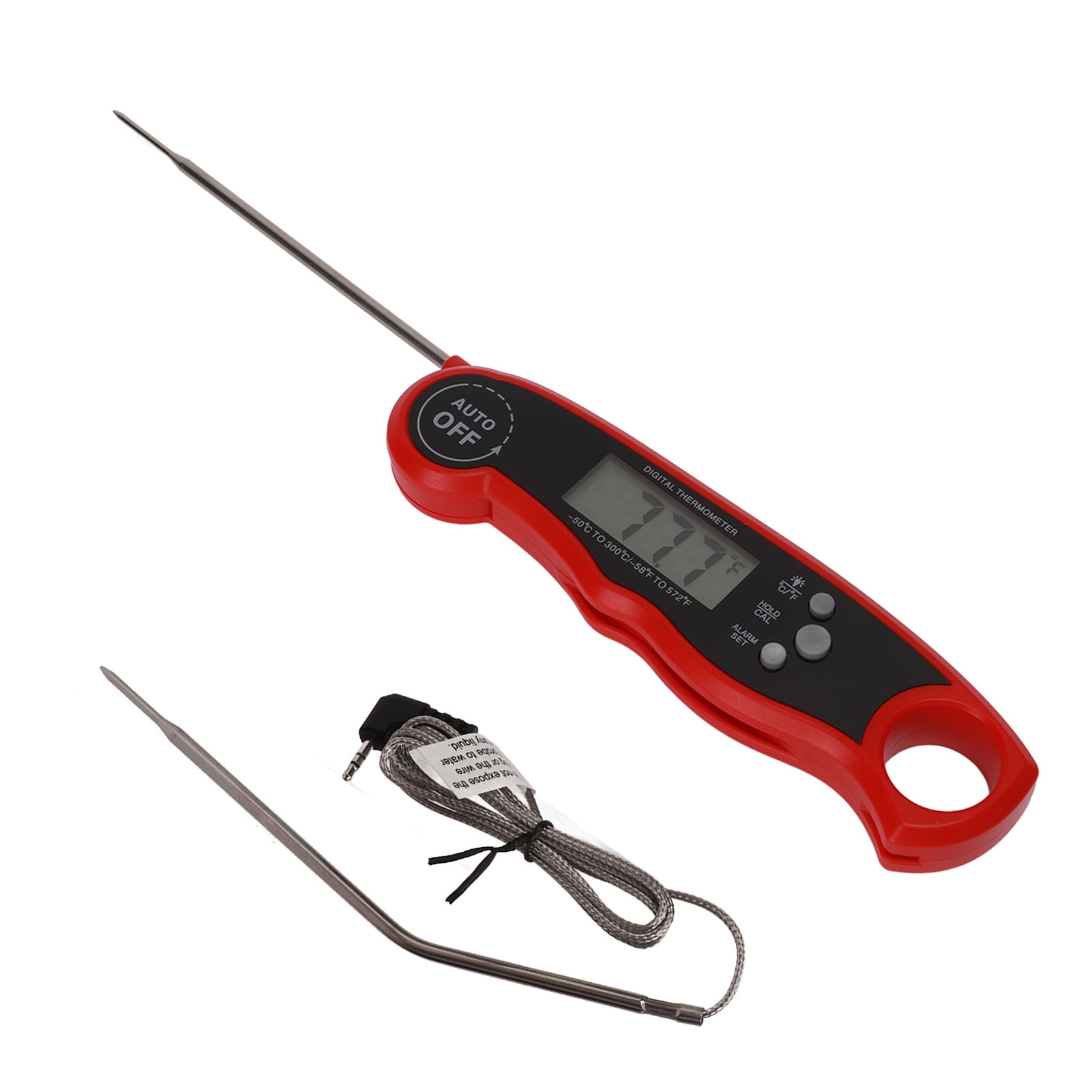 Digital Thermometer Probe - 디지털 고기 온도계, 알람 기능 및