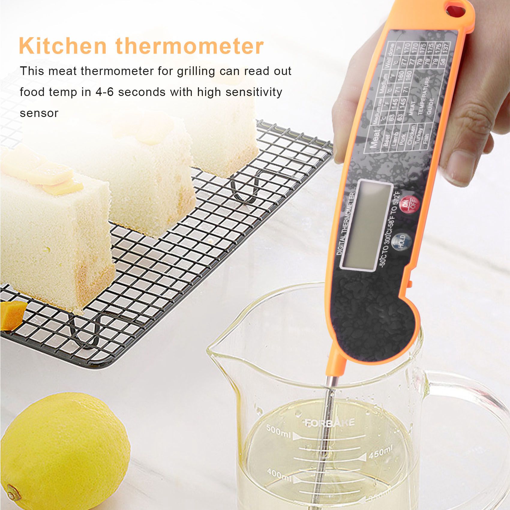 Digital Thermometer Probe - 고정밀 온도 프로브가 있는 디지털 즉시