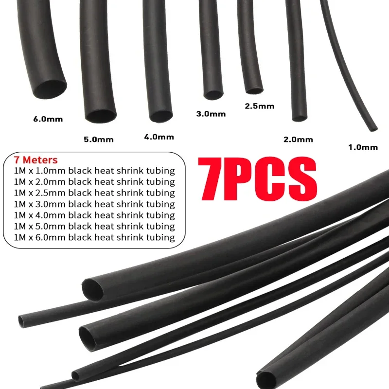 7개 열수축 튜브 키트 1-6mm 와이어 절연용 케이블 - Shrink Sleeve Pvc 리뷰 및 가격