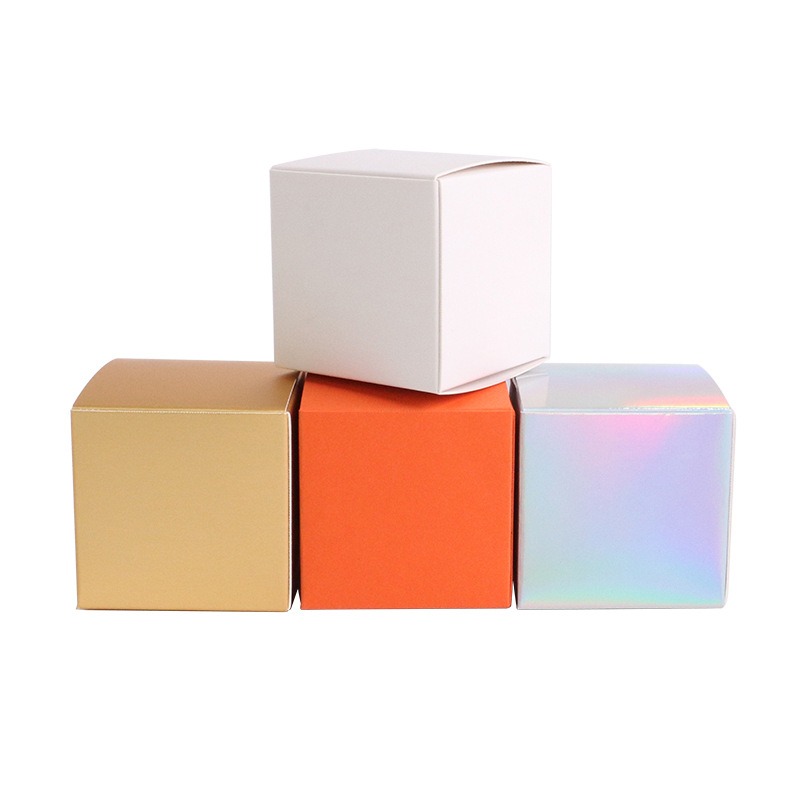 50 개/몫 접이식 작은 선물 상자 화장품 종이 상자  - Candle Supplies For Business 리뷰 및 가격