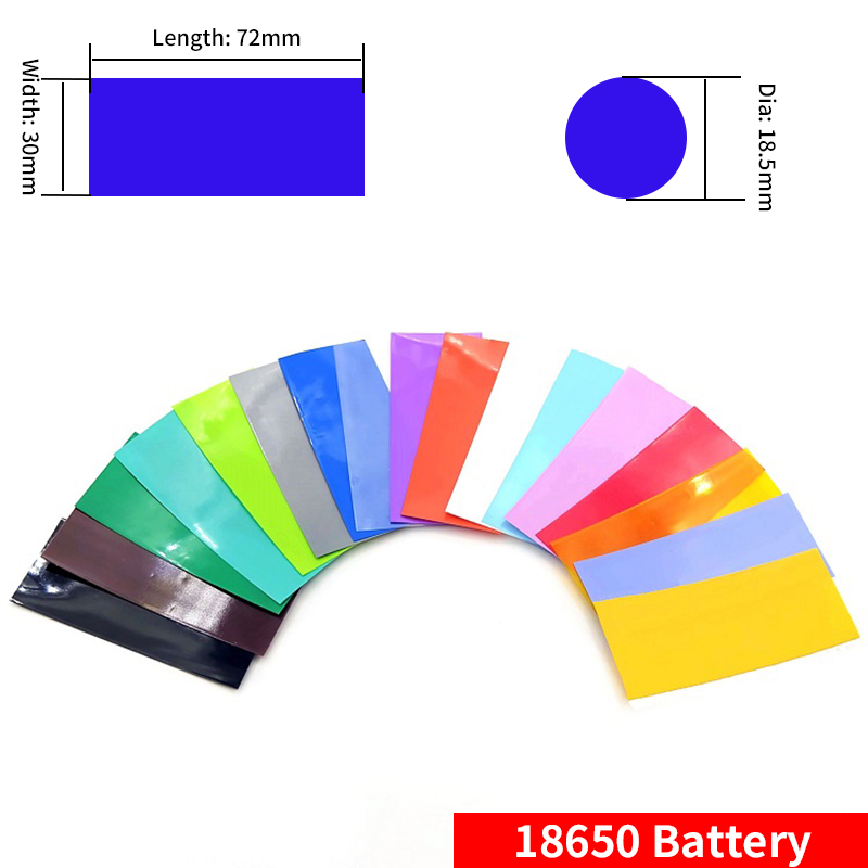 20/50/100pcs PVC 열 수축 튜브 18650 - Shrink Sleeve Pvc 리뷰 및 가격