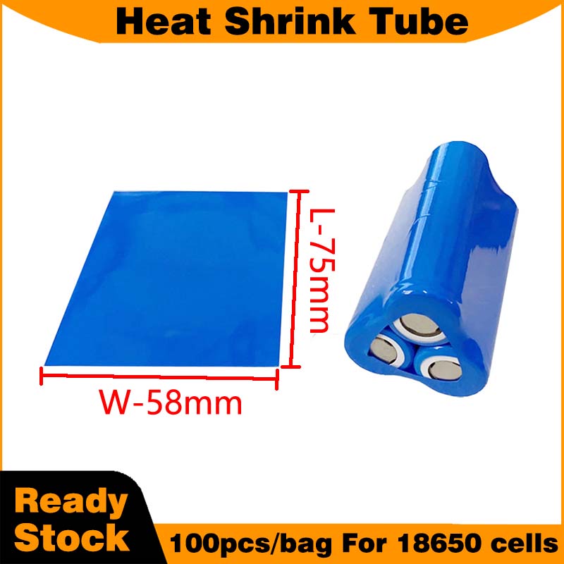 18650 배터리 셀용 파란색 열수축 튜브, 랩 슬리브 - Shrink Sleeve Pvc 리뷰 및 가격