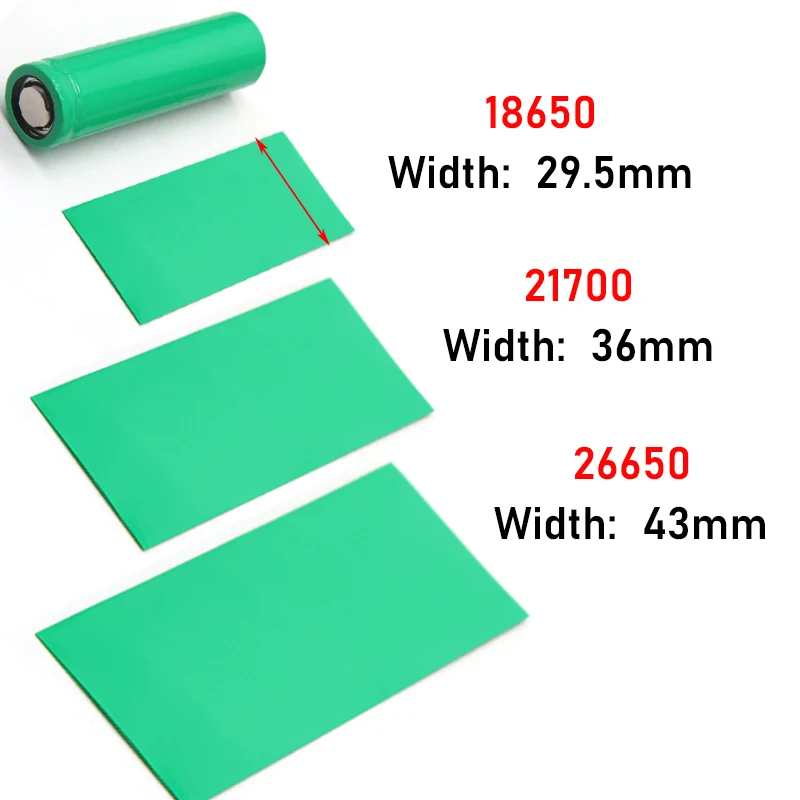 1/5M 배터리 랩 ​​18650 21700 26650 - Shrink Sleeve Pvc 리뷰 및 가격