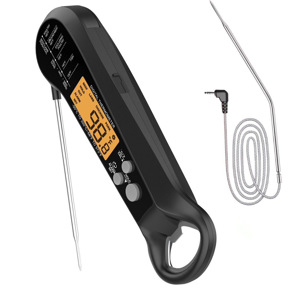 긴 케이블 전문가용 고기 온도계 디지털 방수 주방 요리 - Digital Thermometer Probe 리뷰 및 가격
